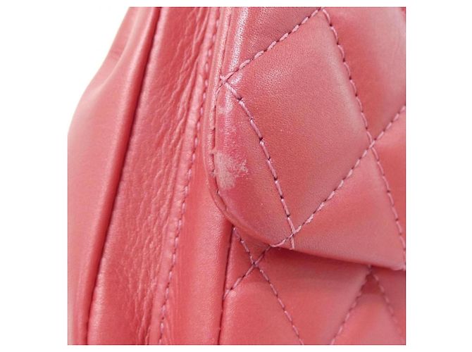 Borsa in pelle rosa Chanel AS1226 - vista 4