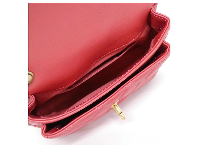 Borsa in pelle rosa Chanel AS1226 - vista 7