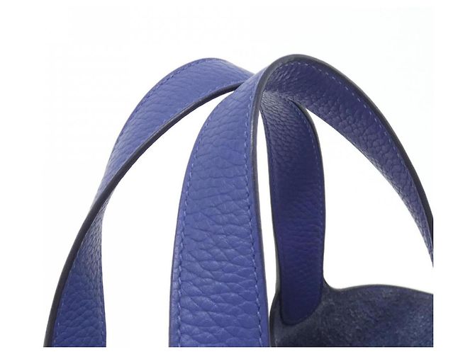 Hermès Bolso Hermes Picotin Lock PM Azul - vista 5
