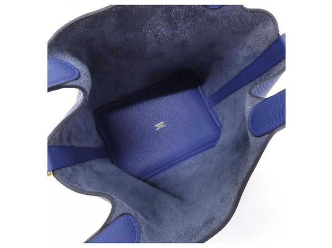 Hermès Bolso Hermes Picotin Lock PM Azul - vista 6