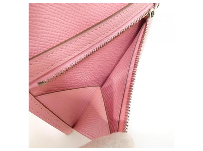 Cartera Compacta Hermès Bearn Rosa - vista 10