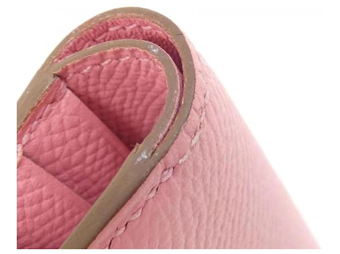 Cartera Compacta Hermès Bearn Rosa - vista 4