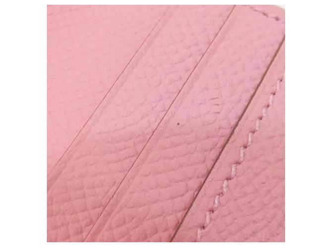 Cartera Compacta Hermès Bearn Rosa - vista 9