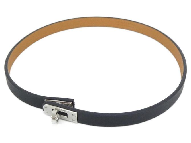 Hermès Hermes Mini Kelly 500310FK Choker Nero Argento - vista 2