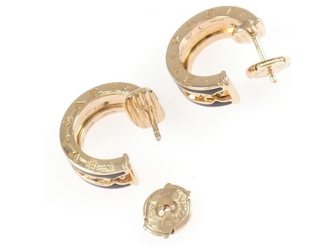 Bulgari Orecchini a mezza navella Bvlgari B.zero1 Nero D'oro - vista 3