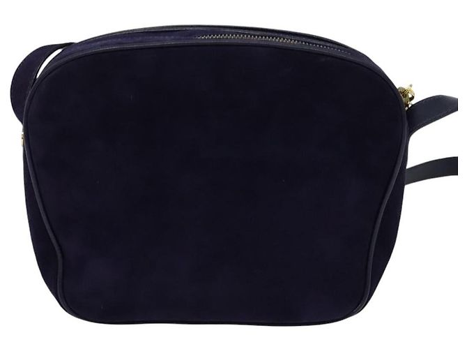 Salvatore Ferragamo Gancini Suede Purple - view 2