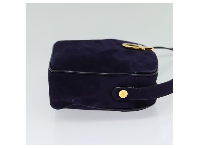 Salvatore Ferragamo Gancini Suede Purple - view 4