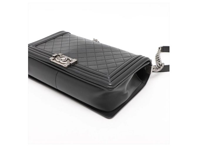 Chanel Boy Flap gestepptes Lammleder Large Schwarz - Ansicht 4