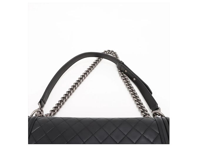 Chanel Boy Flap gestepptes Lammleder Large Schwarz - Ansicht 7