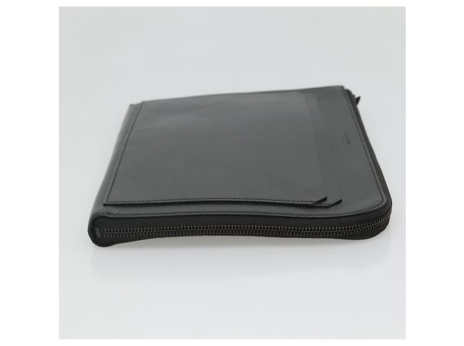 Saint Laurent Zip Pocket Leather Nero - vista 3