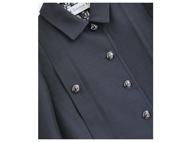 Christian Dior Giacca corta Oblique in twill di lana e seta - vista 3