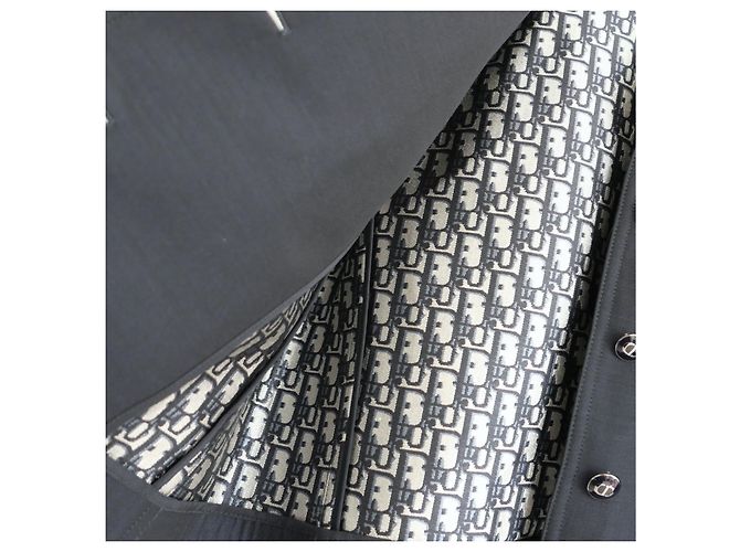 Christian Dior Giacca corta Oblique in twill di lana e seta - vista 6