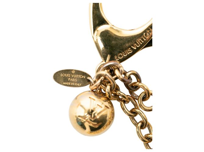 Portachiavi Bloomy Louis Vuitton D'oro - vista 4