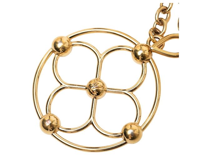 Portachiavi Bloomy Louis Vuitton D'oro - vista 6