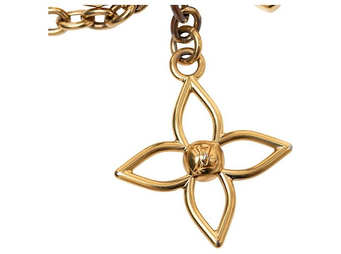 Portachiavi Bloomy Louis Vuitton D'oro - vista 7