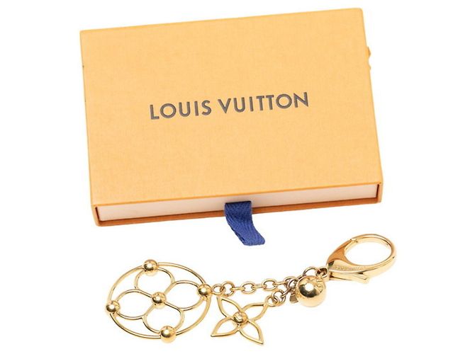 Portachiavi Bloomy Louis Vuitton D'oro - vista 9