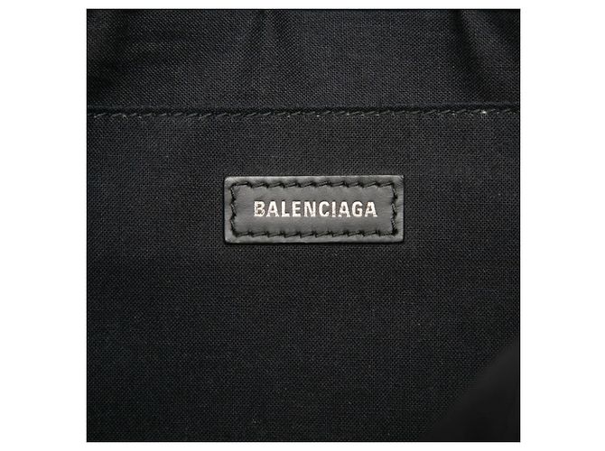 Clutch Balenciaga Navy Clip M Nero Beige - vista 5