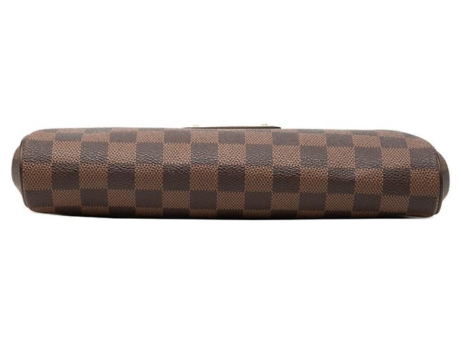 Borsa Louis Vuitton Damier Eva Chain Marrone - vista 3