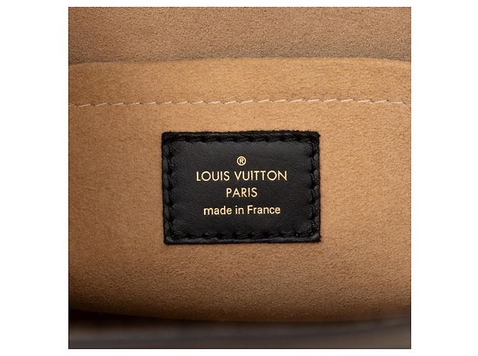 Borsa Louis Vuitton Monogram On My Side MM Marrone - vista 5
