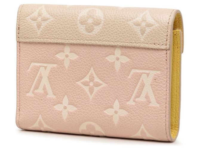Louis Vuitton Monogram Empreinte Bi-fold Wallet Braun Beige Gelb - Ansicht 2