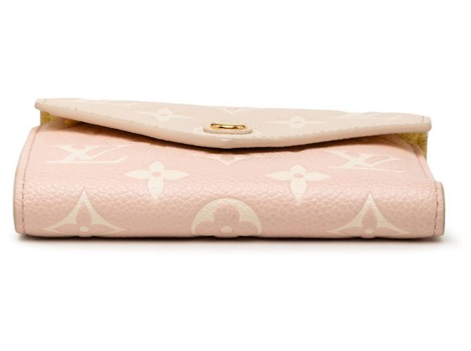 Louis Vuitton Monogram Empreinte Bi-fold Wallet Braun Beige Gelb - Ansicht 3
