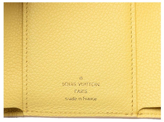 Louis Vuitton Monogram Empreinte Bi-fold Wallet Braun Beige Gelb - Ansicht 6