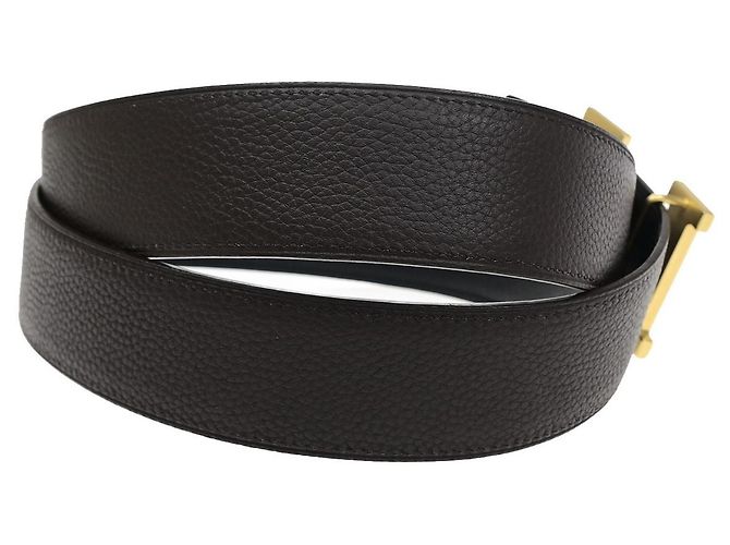 Hermès Hermes Constance Reversible Belt Leather Medium Brown - view 4