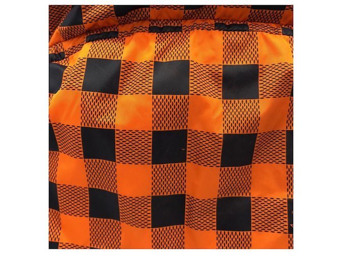 Zaino Louis Vuitton Damier Aventure Light Pack Arancione - vista 4