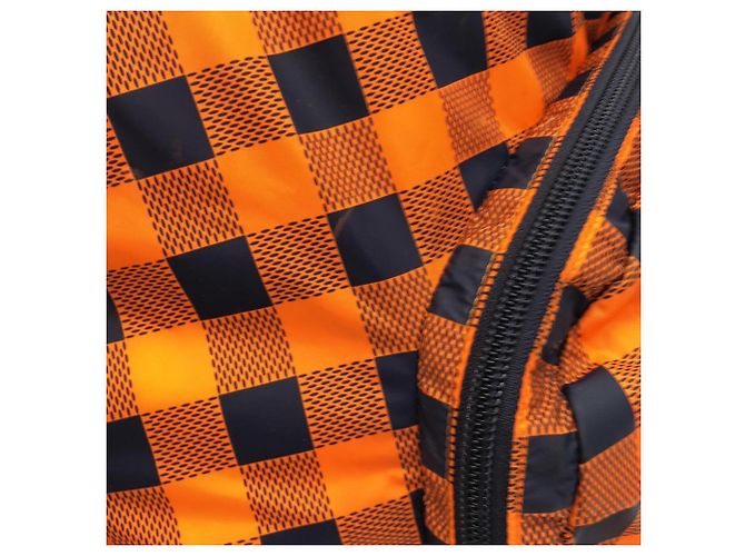 Zaino Louis Vuitton Damier Aventure Light Pack Arancione - vista 6