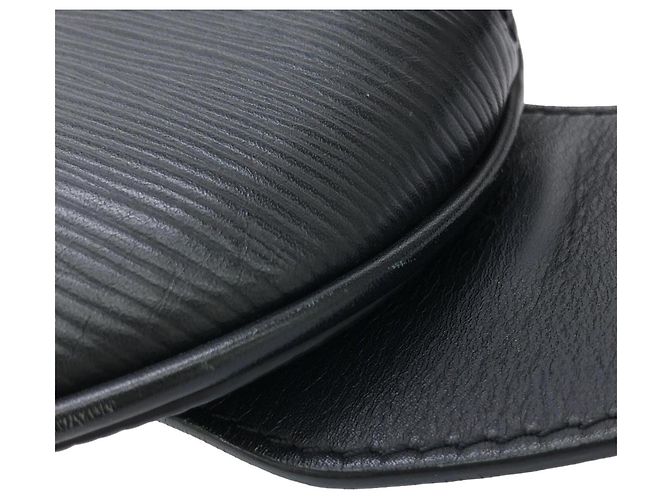 Borsa a tracolla Louis Vuitton Epi (LV Circle) Nero - vista 4