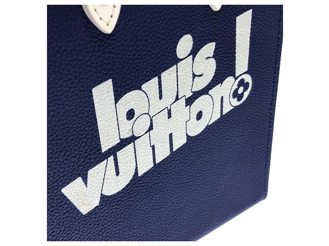 Borsa Louis Vuitton Everyday Sac Plat XS Blu - vista 5