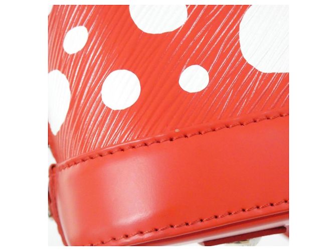 Borsa Louis Vuitton Epi Alma BB Rosso - vista 3