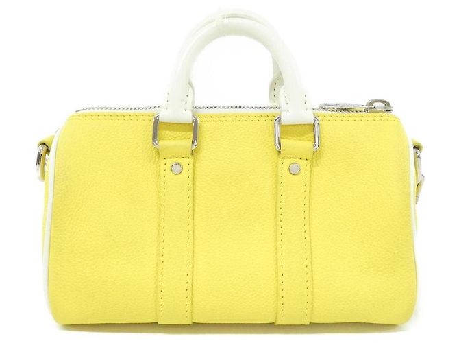 Borsa Boston Louis Vuitton Everyday LV Keepall XS Giallo - vista 2