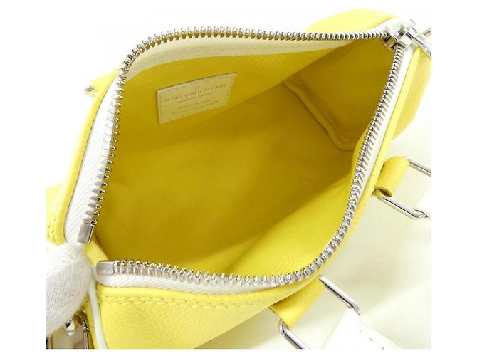 Borsa Boston Louis Vuitton Everyday LV Keepall XS Giallo - vista 9