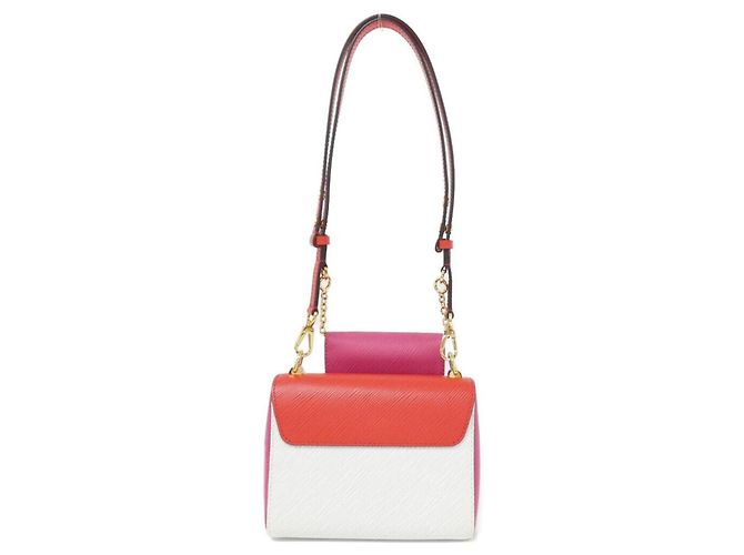 Borsa a tracolla Louis Vuitton Epi Twist PM Marrone Rosso - vista 2