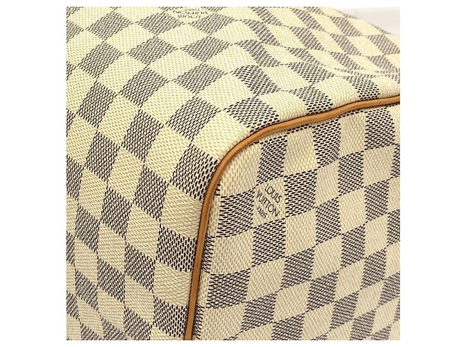 Louis Vuitton Damier Azur Keepall 50cm Borsa Boston Blu - vista 2