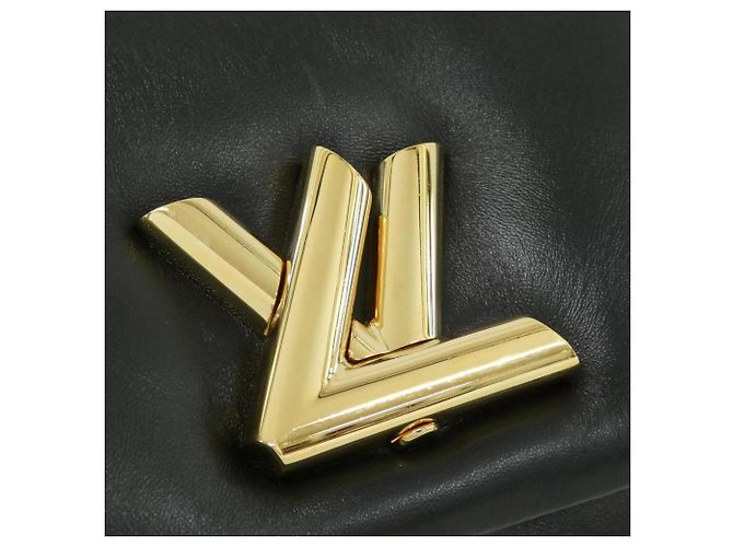 Borsa a tracolla Louis Vuitton Twist MM M22785 Nero - vista 4