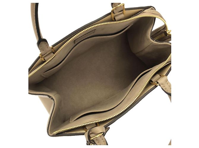 Borsa Louis Vuitton Bicolor Monogram Empreinte Petit Palais PM Grigio Crudo - vista 7