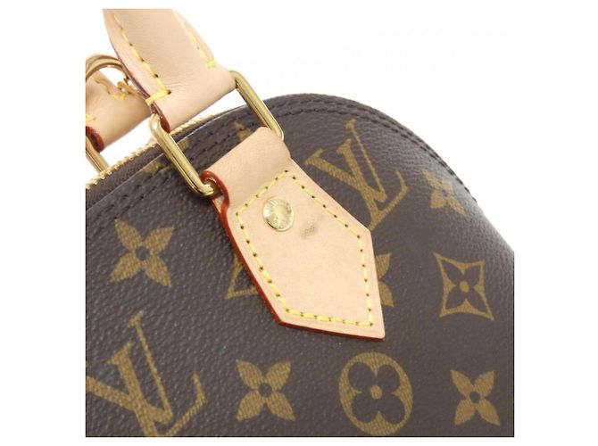 Borsa Louis Vuitton Monogram Alma BB Marrone - vista 4
