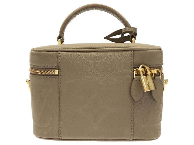 Borsa Louis Vuitton Monogram Empreinte Vanity PM Grigio - vista 2