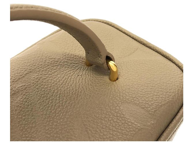 Borsa Louis Vuitton Monogram Empreinte Vanity PM Grigio - vista 6