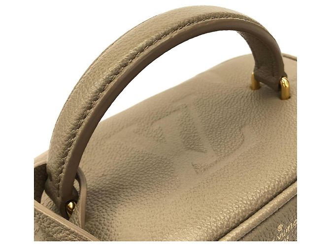 Borsa Louis Vuitton Monogram Empreinte Vanity PM Grigio - vista 8