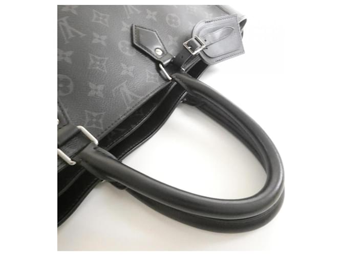 Borsa Louis Vuitton Monogram Eclipse Grand Sac Nero - vista 4