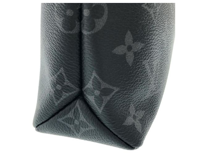 Louis Vuitton Monogram Eclipse Pochette Voyage Souple Nero - vista 6
