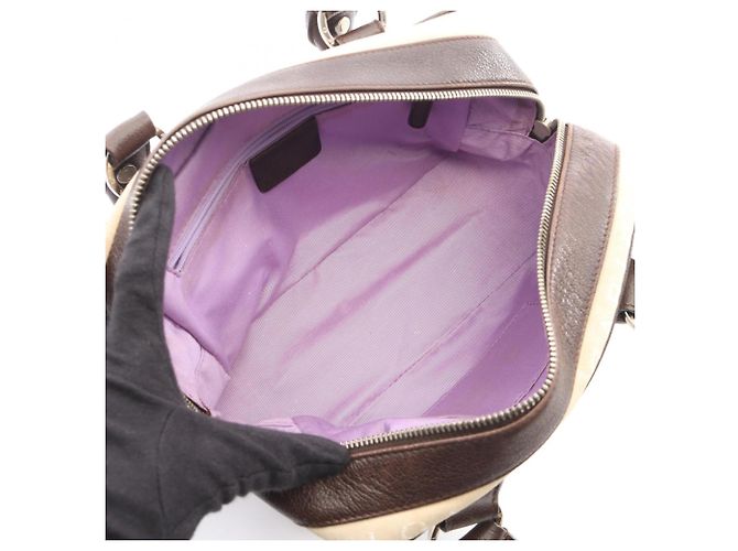 Bulgari Borsa Bvlgari BVLGARI Logomania Marrone Beige - vista 3