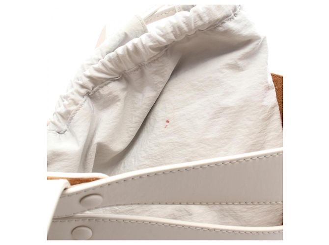 Bottega Veneta Borsa a tracolla The Shell Medium Bianco - vista 5