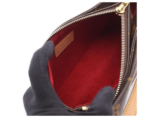 Borsa a Spalla Louis Vuitton Vivacite PM Marrone - vista 3