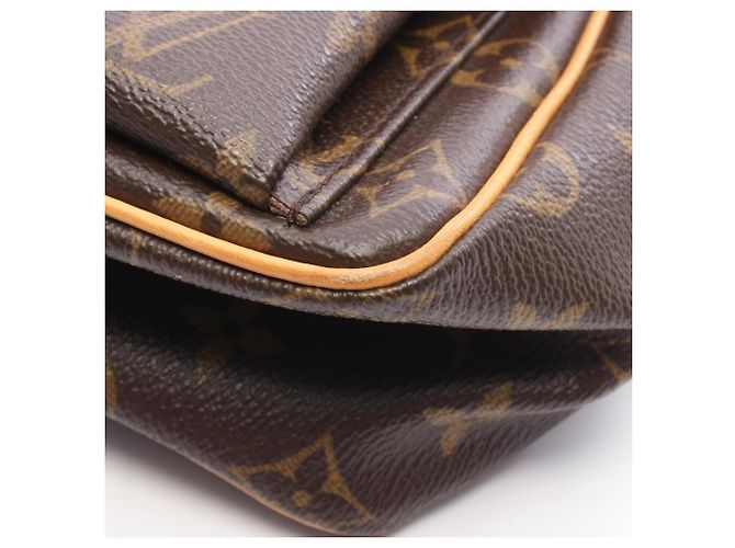 Borsa a Spalla Louis Vuitton Vivacite PM Marrone - vista 7
