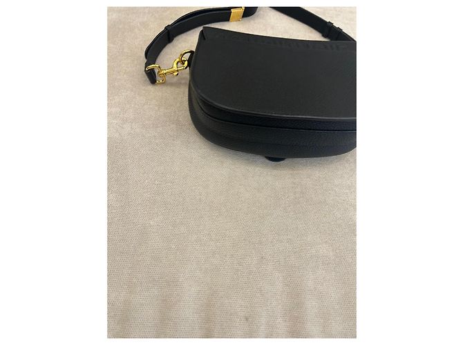 Dior Bobby Borsa a tracolla pelle di vitello granulata nera Nero - vista 8