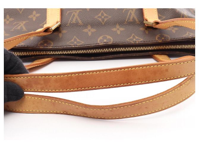 Borsa a Spalla Louis Vuitton Cabas Piano Marrone - vista 8